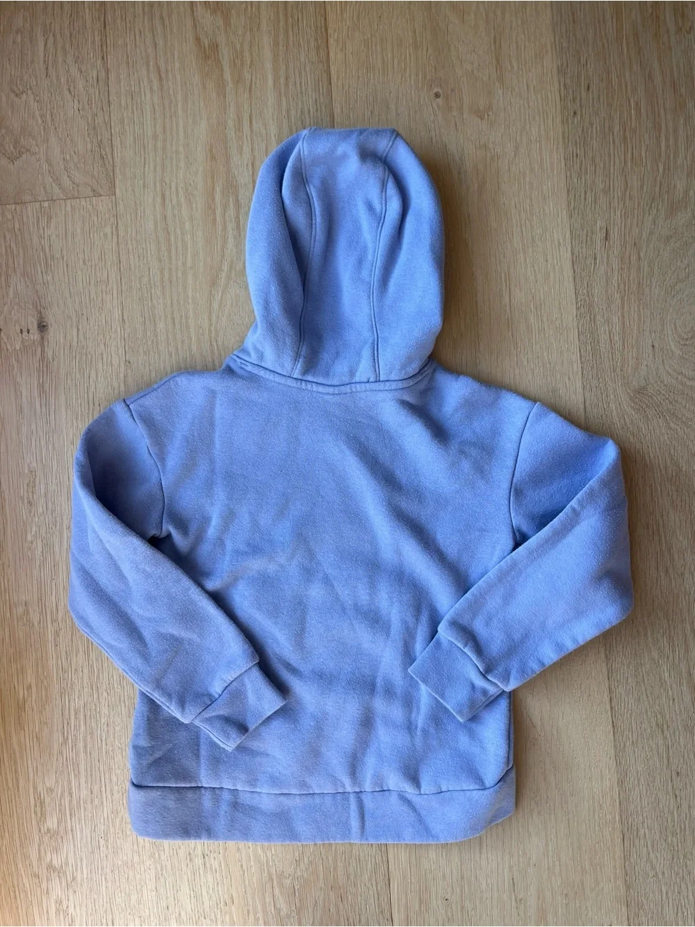 Nike Kids Light Periwinkle Hoodie with White Swoosh